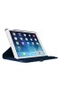 Apple iPad 2/3/4 360 Rotaing Pu Leather with Viewing Stand Plus Free Stylus Case Cover for Apple iPad 2-Blue